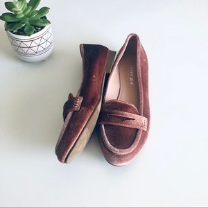 Madden Girl 'Carmello' Velvet Mauve Penny Loafers